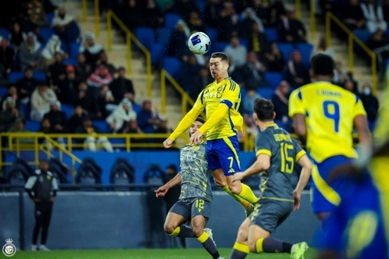 Ronaldo đã ghi bàn thắng thứ 22 và 23 trong mùa giải cho Al Nassr. Ảnh: Al Nassr.