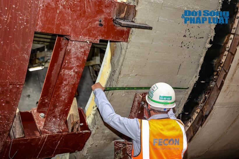 Cận cảnh “quái vật” khoan hầm Metro Nhổn - ga Hà Nội - 11