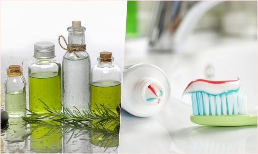 Hỗn hợp tinh dầu và kem đánh răng có một số tác dụng tuyệt vời. Ảnh minh họa