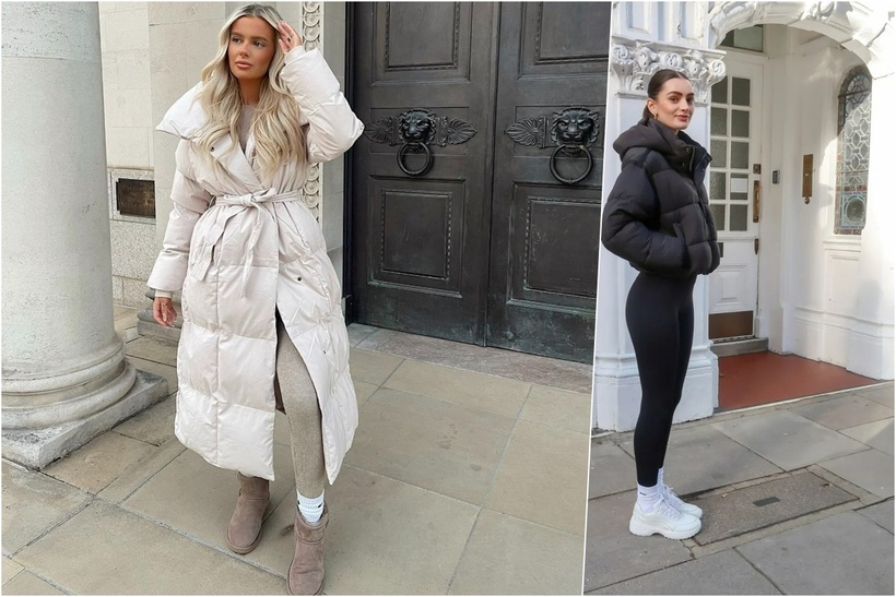 Phối áo phao với quần legging, hoặc quần thể thao tạo cảm giác thoải mái nhưng vẫn rất thời trang.