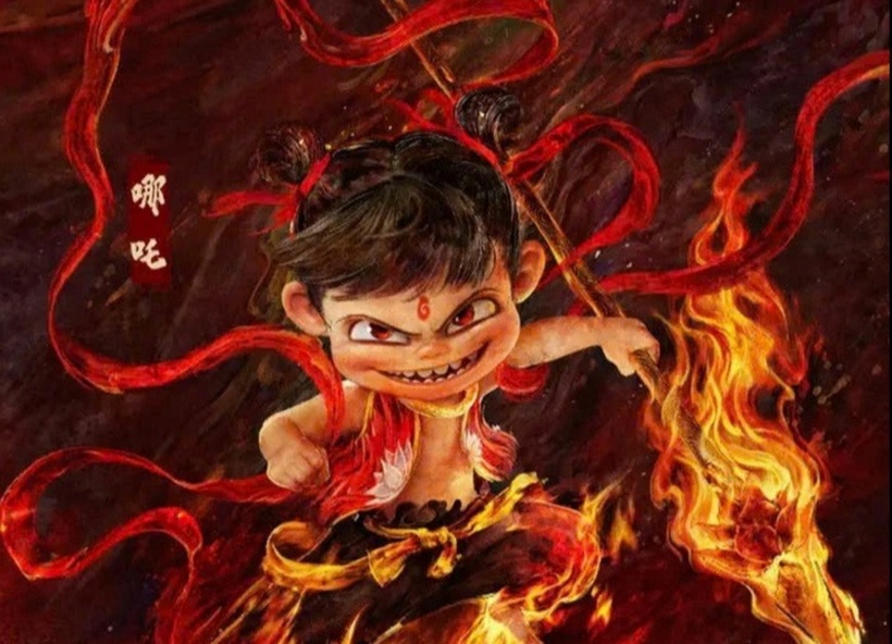 “Na Tra: Ma đồng náo hải” lọt vào top 9 phim ăn khách nhất lịch sử phòng vé xứ Trung. Ảnh: Weibo