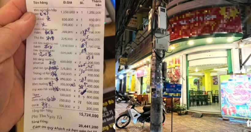 Chủ quán "chặt chém" khách ở Nha Trang bị tố nợ 1,4 tỷ tiền thuê nhà. Ảnh: Tuổi trẻ