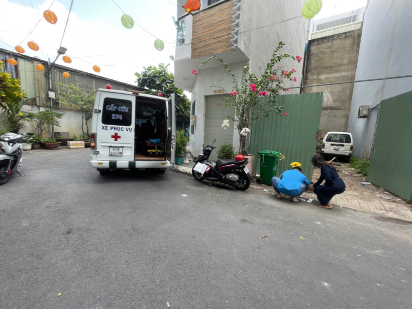 Nơi xảy ra vụ việc. Ảnh: Công an TP.HCM