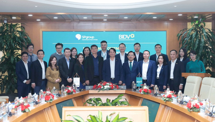 BIDV và SP Group hợp tác vì mục tiêu xanh - 1