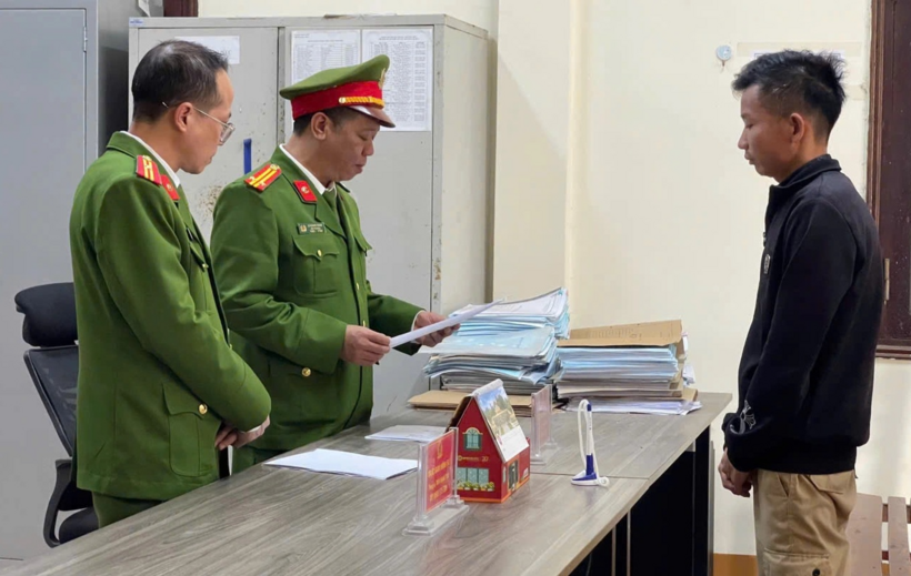 Trần Đình Hợp vừa bị khởi tố về tội Cố ý gây thương tích. Ảnh: Dân Trí