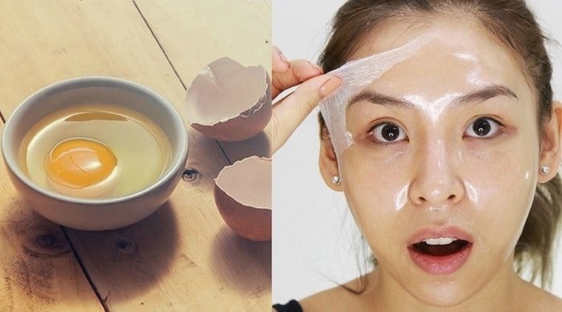 Mặt nạ trứng gà.