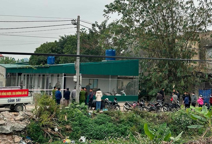 Khu vực nhà trọ nơi xảy ra sự việc. Ảnh: Vietnamnet