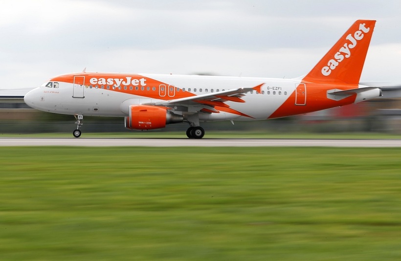 Máy bay hãng EasyJet. Ảnh minh họa