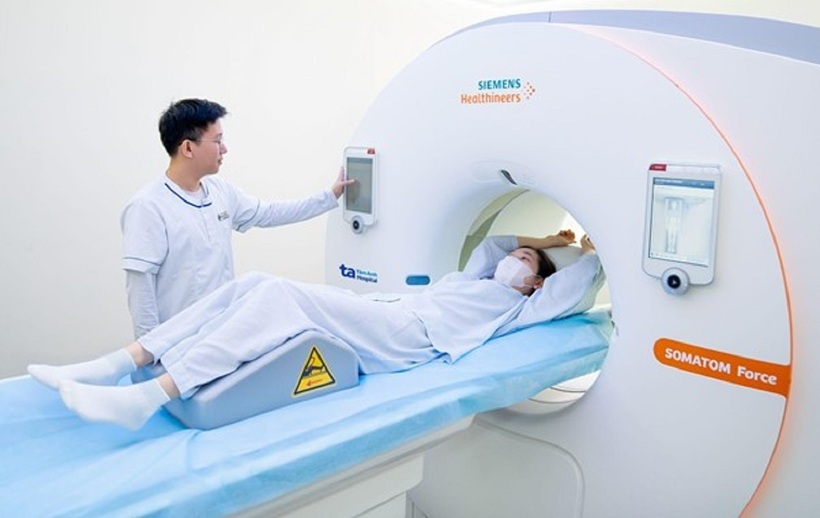 Siêu máy CT Somatom Force VB30 được đưa vào sử dụng tại Bệnh viện Đa khoa Tâm Anh, đầu tiên và duy nhất tại Việt Nam. Nguồn ảnh: Bệnh viện Đa khoa Tâm Anh