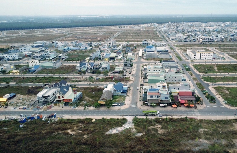 Một góc khu tái định cư Lộc An - Bình Sơn cho người dân nhường đất làm sân bay Long Thành (huyện Long Thành, Đồng Nai). Ảnh: Tuổi Trẻ