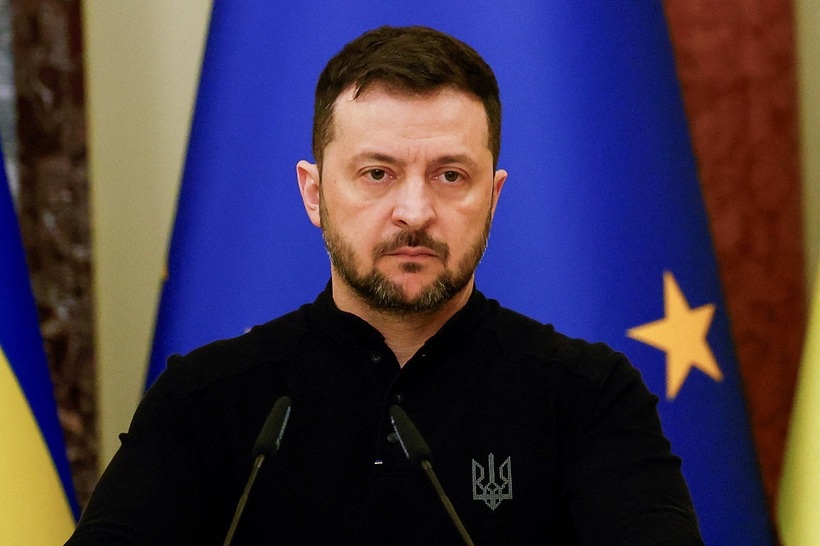 Tổng thống Ukraine Volodymyr Zelensky. Ảnh: Reuters