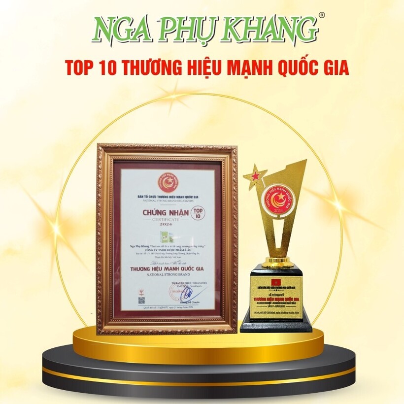 Nga Phụ Khang giúp cải thiện u xơ tử cung hiệu quả, xứng tầm Thương hiệu mạnh Quốc gia
