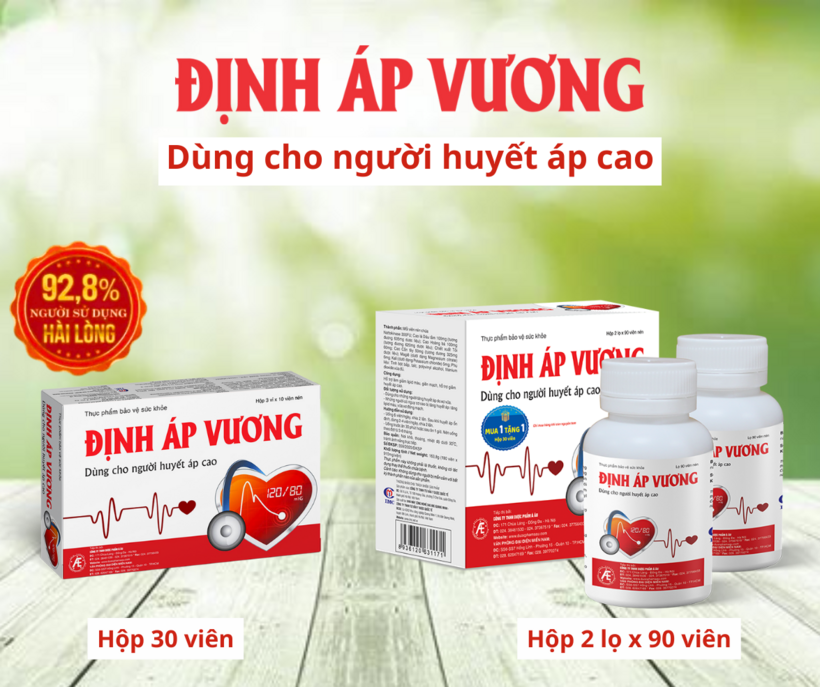 Định Áp Vương - Sản phẩm được 92,8% người dùng hài lòng