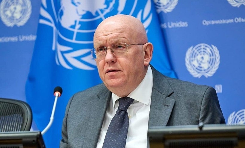 Đại sứ Nga tại Liên Hợp Quốc Vassily Nebenzia. Ảnh: Reuters