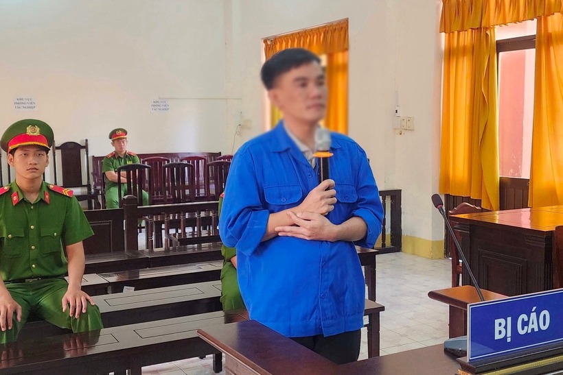 Kết thúc phiên xét xử sơ thẩm, TAND tỉnh Kiên Giang tuyên phạt bị cáo Phùng Trung Tính7 năm tù về tội Giết người. Ảnh: Báo Công lý.