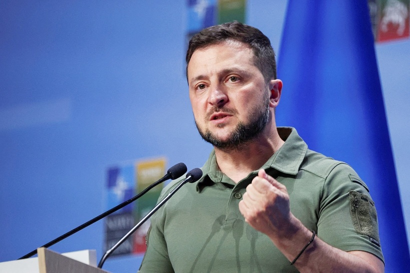 Tổng thống Volodymyr Zelensky. Ảnh: Reuters