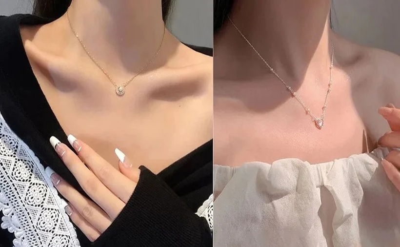 Bạn hoàn toàn có thể đeo dây chuyền khi đi máy bay. (Ảnh minh họa)