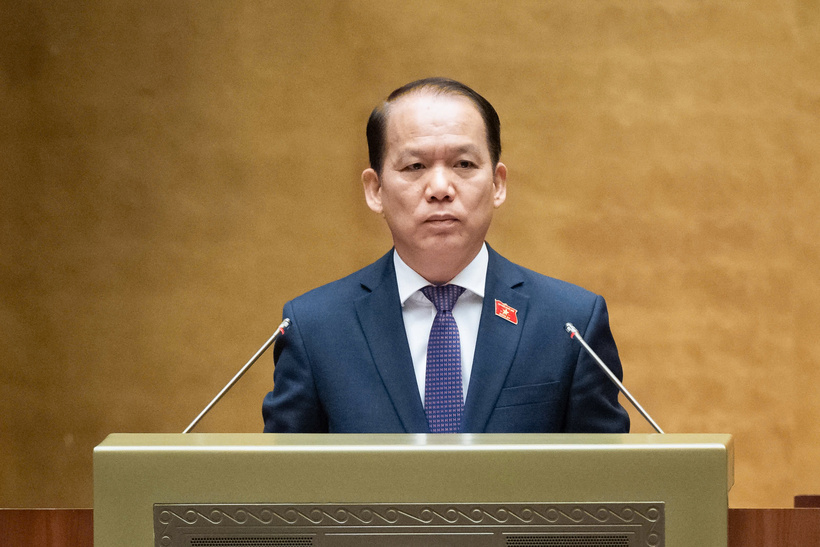 Chủ nhiệm Ủy ban Pháp luật Hoàng Thanh Tùng. (Ảnh: Media Quốc hội)
