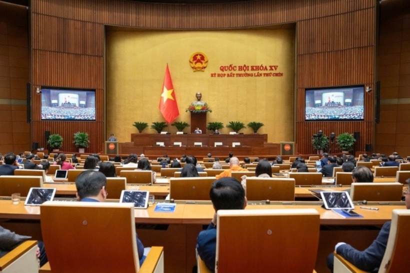 Quang cảnh Kỳ họp bất thường lần thứ 9, Quốc hội khóa XV.
