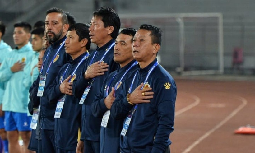 HLV Văn Sỹ Sơn  bị cấm làm nhiệm vụ 2 trận ở V.League 2024-2025. Ảnh: VTC News