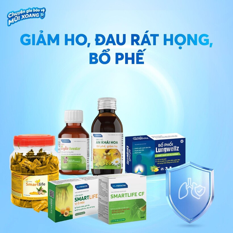 Dùng các sản phẩm từ thảo dược giúp giảm ho, dịu họng, bổ phế