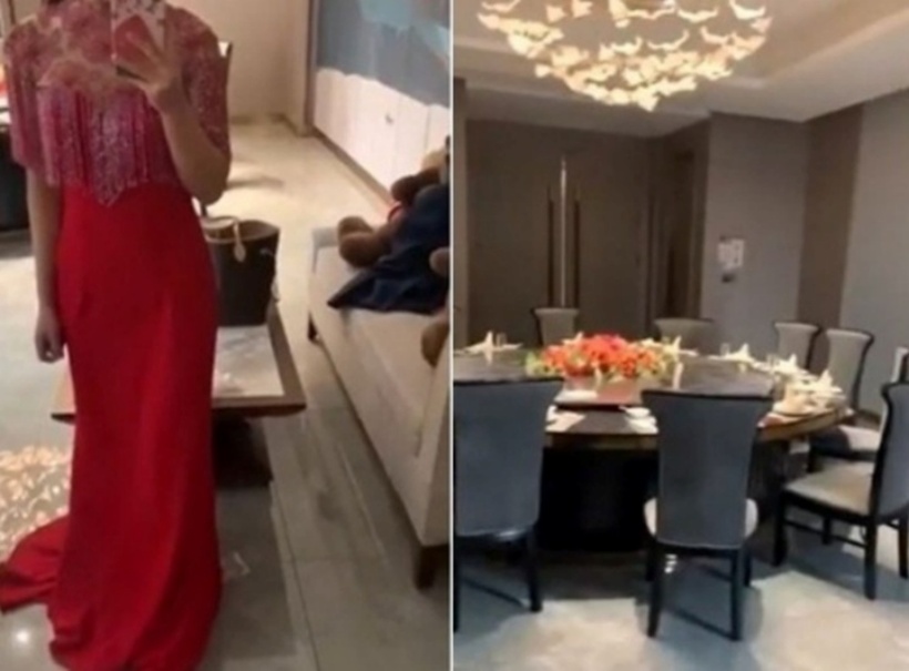 Đợi mãi không thấy chú rể, cô dâu đã lấy điện thoại ra selfie, quay video kể lệ về tình cảnh của mình đăng lên mạng xã hội.