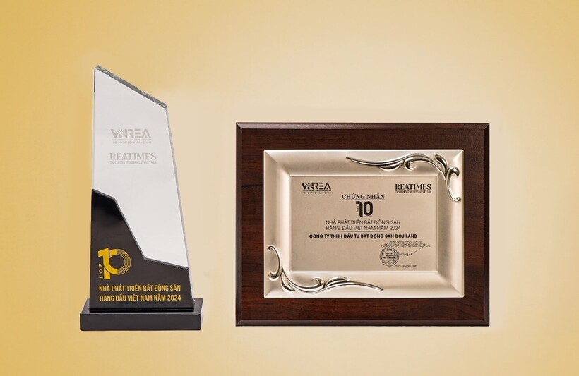 DOJILAND 3 năm liên tiếp giữ vững danh hiệu “TOP 10 nhà phát triển bất động sản hàng đầu Việt Nam” - 2