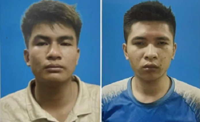 Hà Văn Thuận và Lường Văn Vĩnh. Ảnh: Tiền Phong