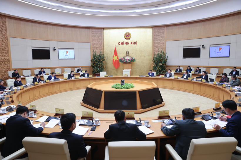 Toàn cảnh phiên họp (Ảnh: VGP).