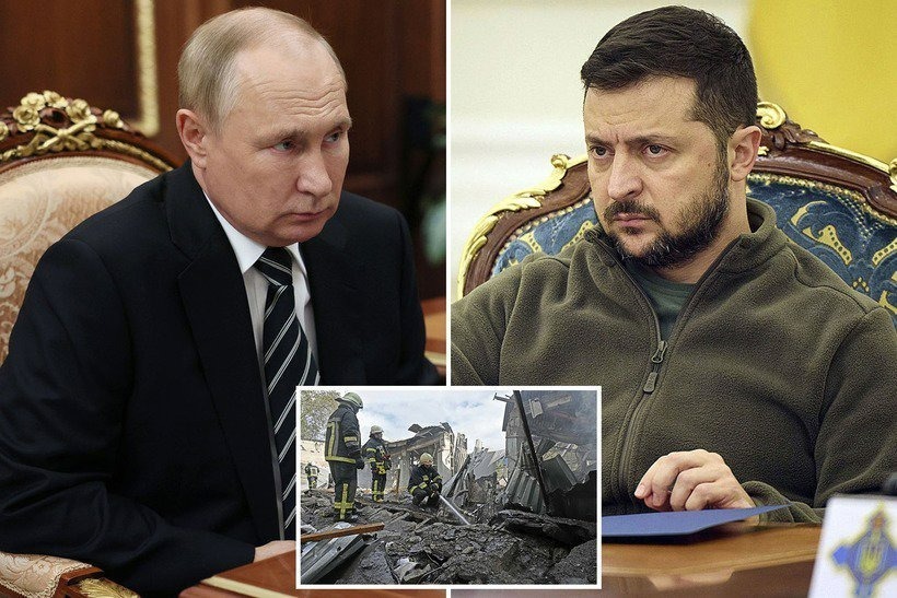Tổng thống Nga Vladimir Putin cho biết Ukraine sẽ không bị loại khỏi các cuộc đàm phán hòa bình. Ảnh: NYP