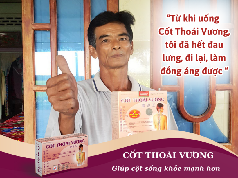 Chú Sớp đã không còn đau lưng nhờ Cốt Thoái Vương