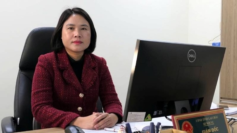 Bà Đào Thị Lan Anh, Giám đốc Sở Nội vụ tỉnh Lai Châu. (Ảnh: VOV)