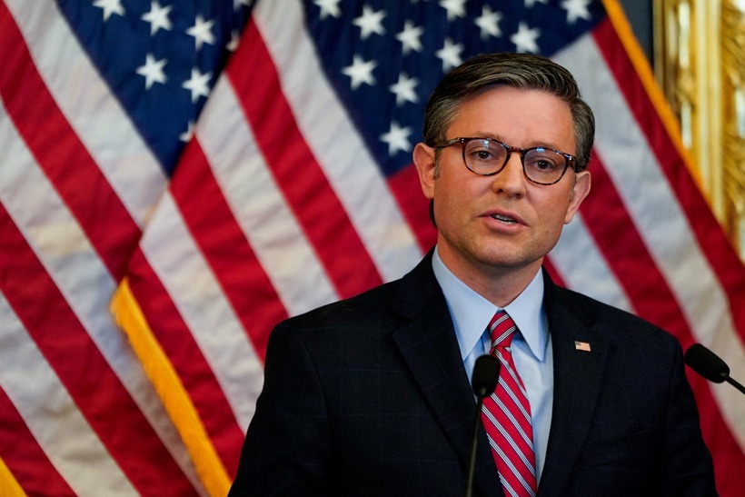 Chủ tịch Hạ viện Mỹ Mike Johnson. Ảnh: Reuters