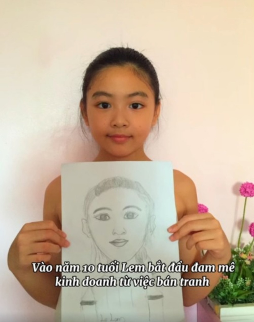 Lọ Lem bắt đầu đam mê kinh doanh từ việc bán tranh. Ảnh: Dân Việt