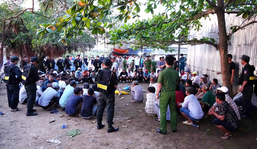 Hiện trường vụ việc. (Ảnh: VietnamNet)