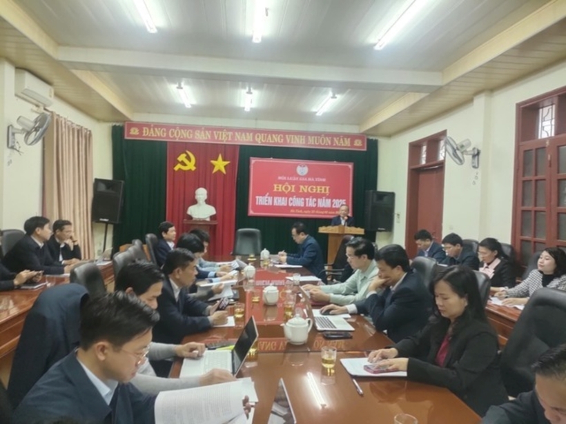 Hội luật gia Hà Tĩnh triển khai nhiệm vụ công tác năm 2025.