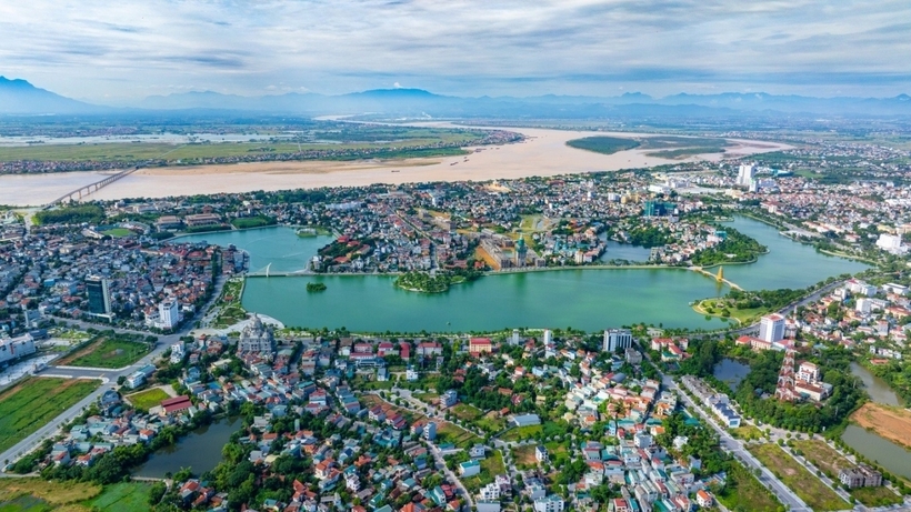 Trong ảnh là TP.Việt Trì (tỉnh Phú Thọ) hiện nay. Ảnh: Dân Trí