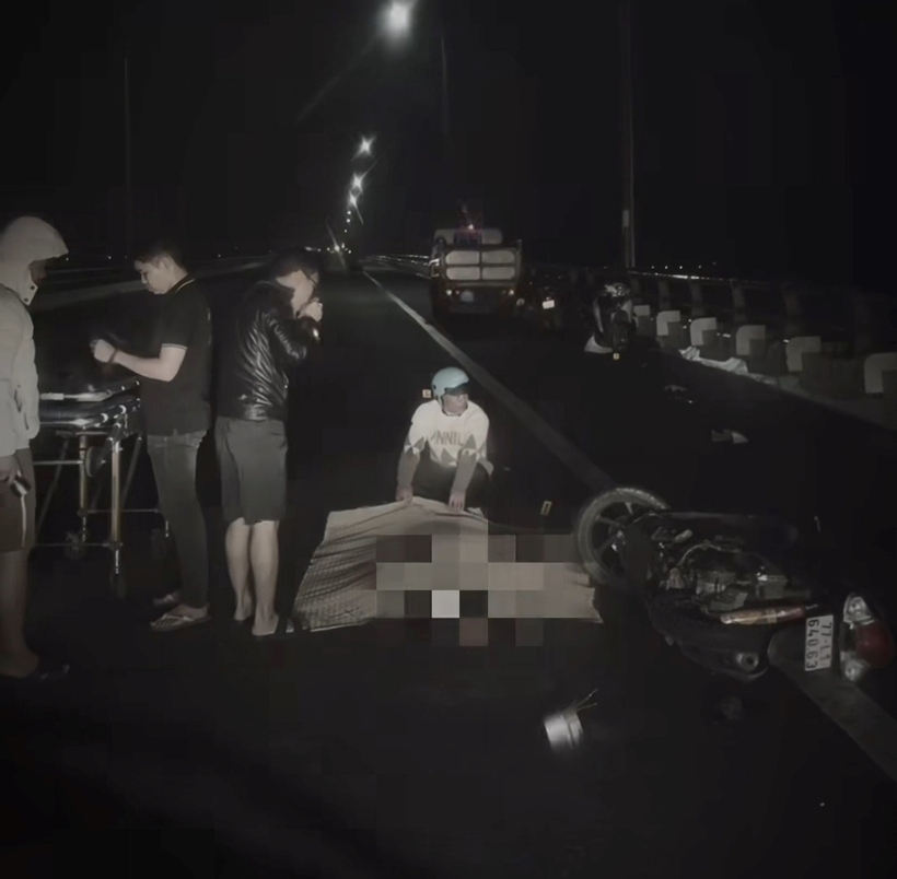 Hiện trường vụ tai nạn. Ảnh: Giao thông