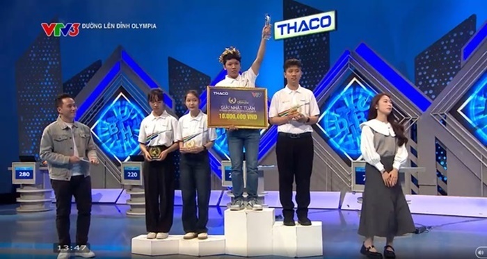 Quang Tùng đã xuất sắc giành chiến thắng với 280 điểm. Ảnh: Báo Tiền phong.