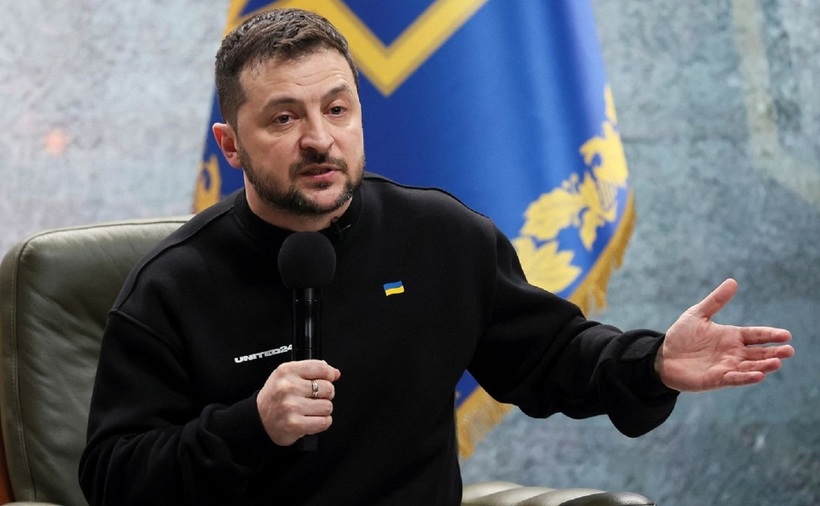 Tổng thống Ukraine Volodymyr Zelensky. Ảnh: Reuters