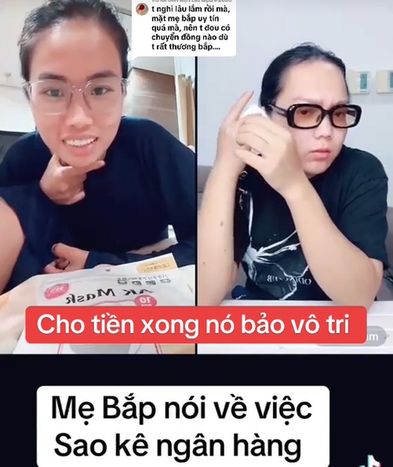 Đoạn video chia sẻ về chuyện sao kê tiền từ thiện của chị Hòa "viral" trên mạng xã hội. Ảnh cắt từ clip