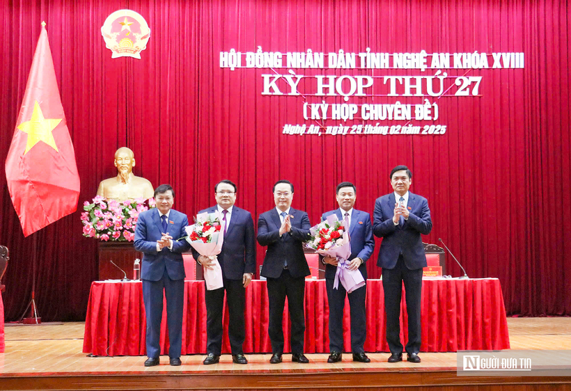 Nghệ An có 2 tân Phó Chủ tịch tỉnh.