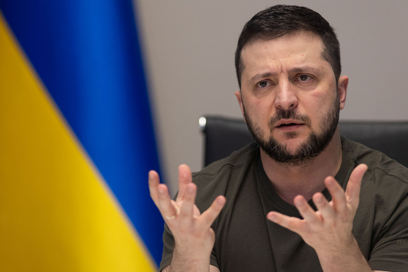 Tổng thống Ukraine Volodymyr Zelensky. Ảnh: Reuters