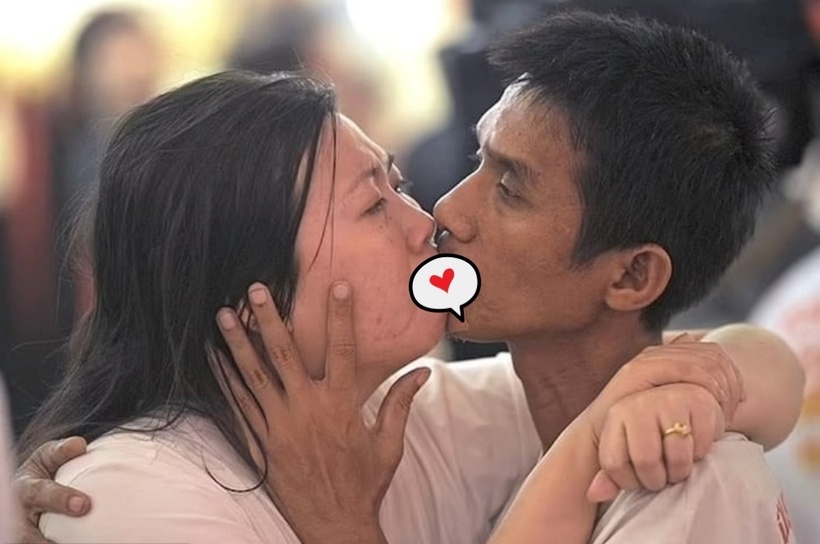 Cặp đôi Thái Lan lập kỷ lục thế giới với nụ hôn "bất tận" đã chia tay. Ảnh: Getty.