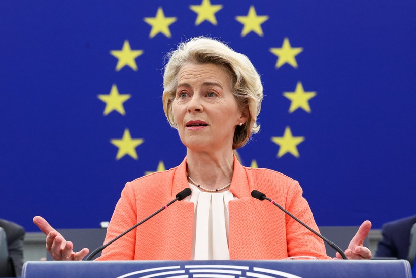 Chủ tịch Ủy ban châu Âu Ursula von der Leyen. Ảnh: Reuters