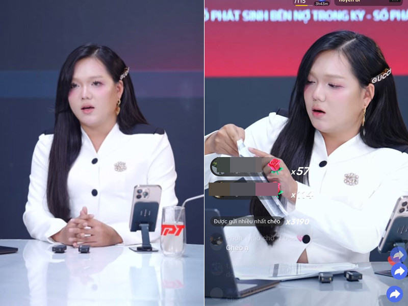 Phiên livestream của Phạm Thoại thu hút nhiều người theo dõi. Ảnh: VietNamNet