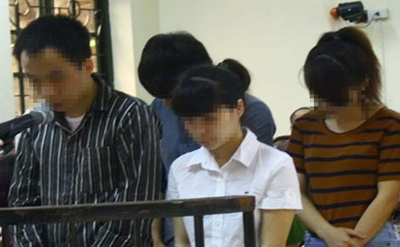 Các bị cáo tại tòa. (Ảnh: CAND)