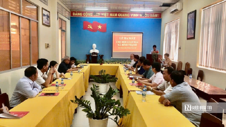 Thành lập Chi hội Luật gia xã Bình Thạnh