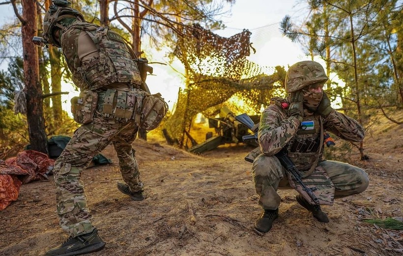 Giao tranh rực lửa giữa Nga và Ukraine. (Ảnh: Getty)