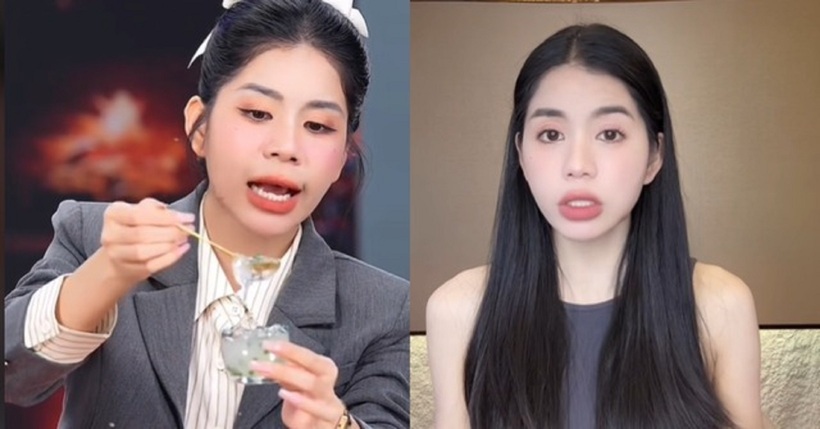 Hằng Du Mục livestream về sản phẩm yến sào.